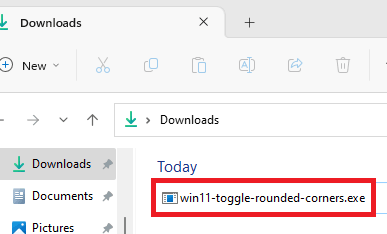 Win11 Toggle Rounded Corners EXE